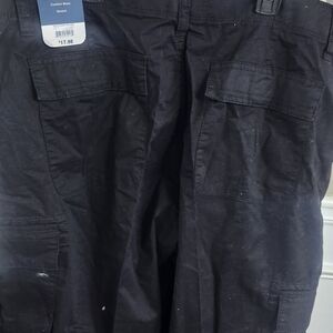 George Men's Black Cargo Pants